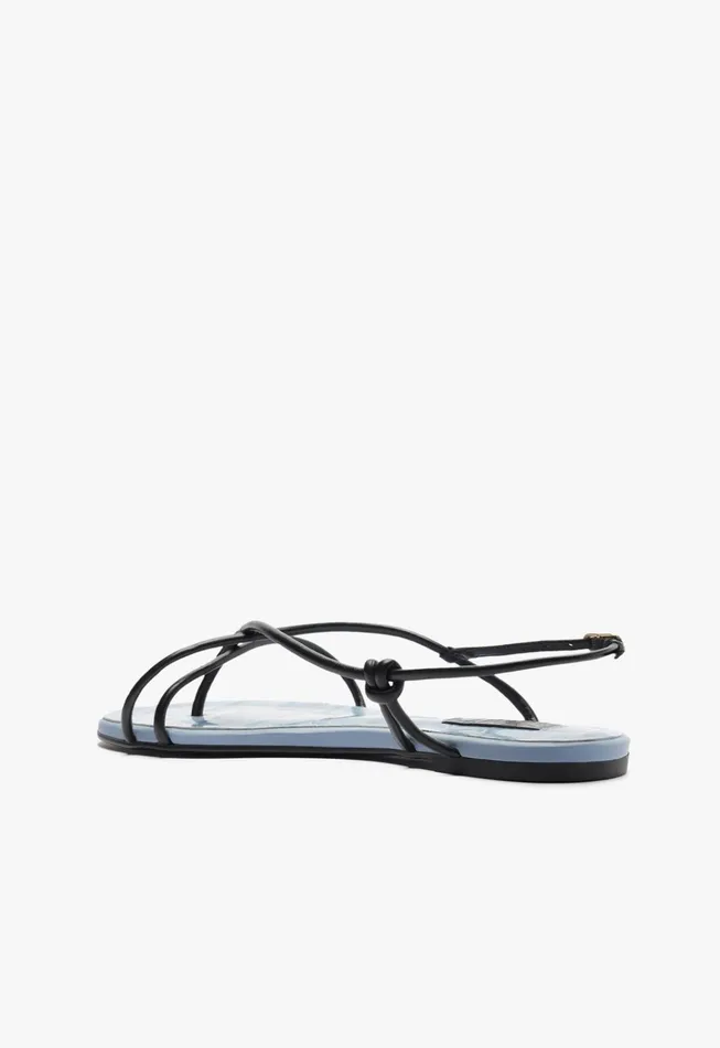 Malta Flat Sandal Blue Women Schutz Shoes Flats