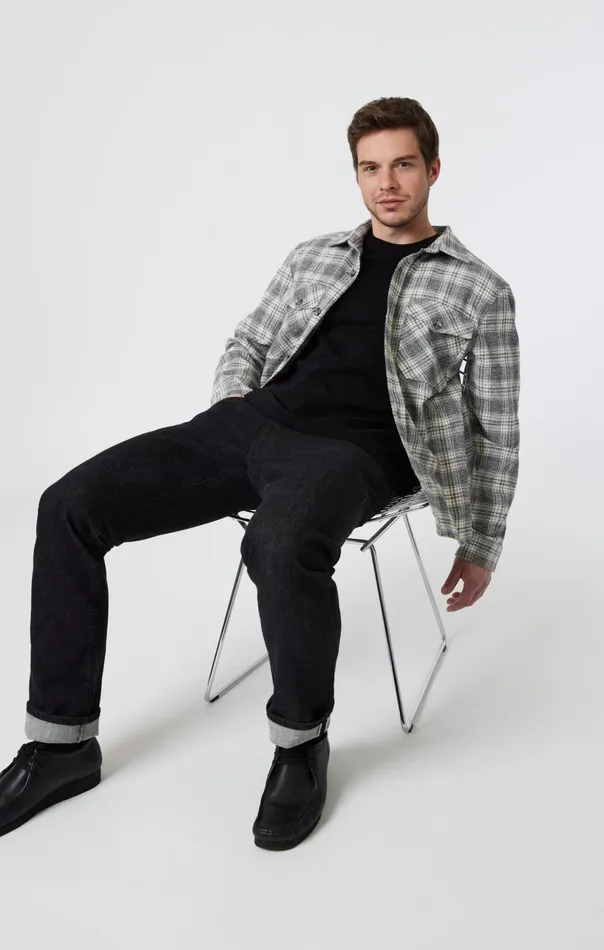Marcus Slim Straight Leg In Black Selvedge Men Mavi Jeans Denim Marcus Slim Straight Leg In Black Selvedge Men Mavi Jeans Denim