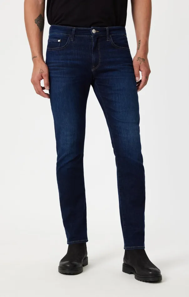 Marcus Slim Straight Leg In Rinse Brushed Feather Blue Men Mavi Jeans Denim Marcus Slim Straight Leg In Rinse Brushed Feather Blue Men Mavi Jeans Denim
