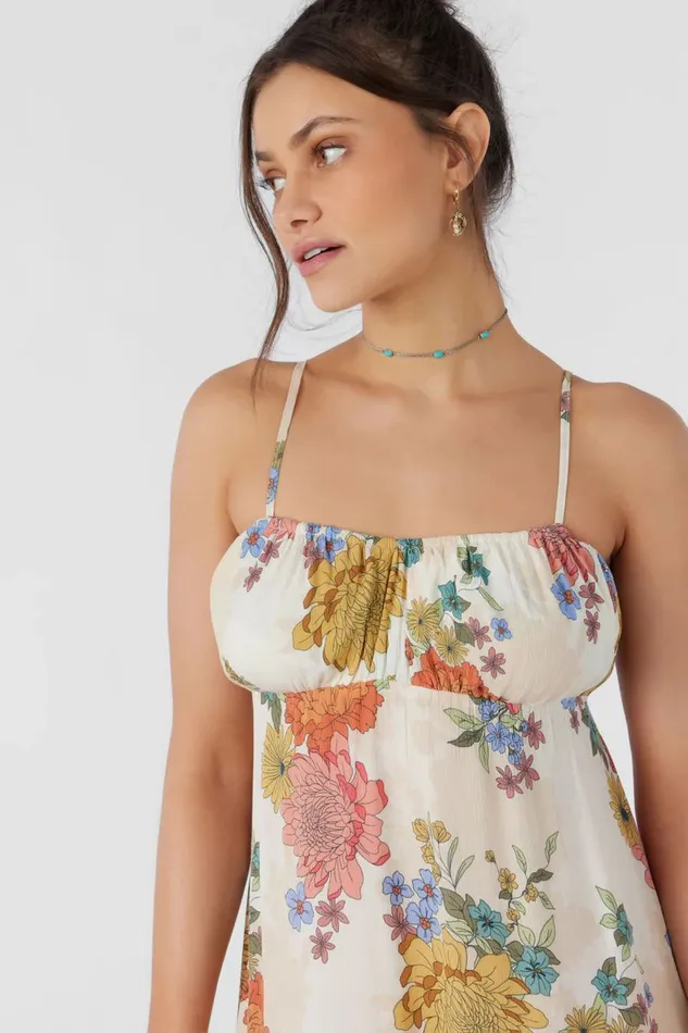 MARLIE KALI FLORAL DRESS Winter White Women O039NEILL Clothing