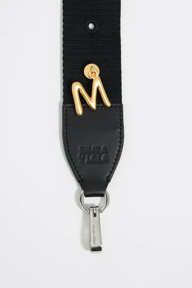 Matte Gold Letter M Charm Gold Yellow Women Bimba Y Lola Bag Charms Matte Gold Letter M Charm Gold Yellow Women Bimba Y Lola Bag Charms