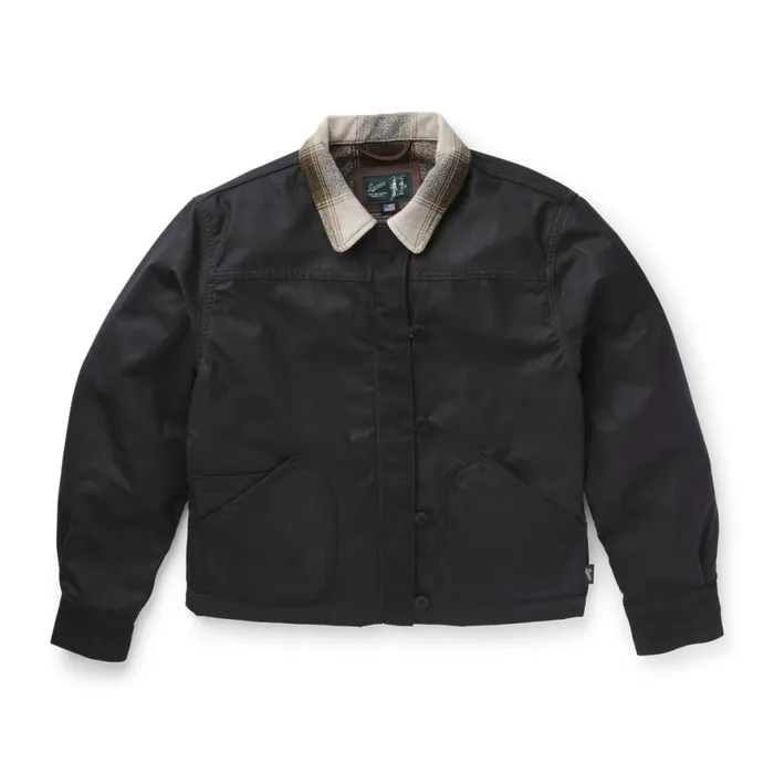 Maywood Waxed Canvas Jacket BlackEarth Women Danner Outerwear