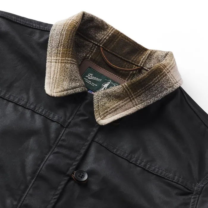 Maywood Waxed Canvas Jacket BlackEarth Women Danner Outerwear