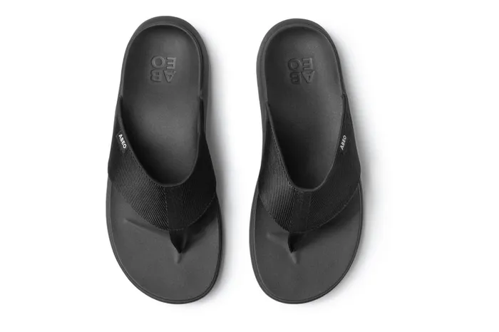 Men ABEO Footwear Sandals Alpha Black Men ABEO Footwear Sandals Alpha Black