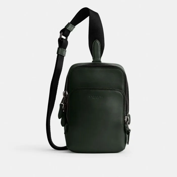 Men Backpacks Coach Gotham Sling Pack 13 Amazon Green