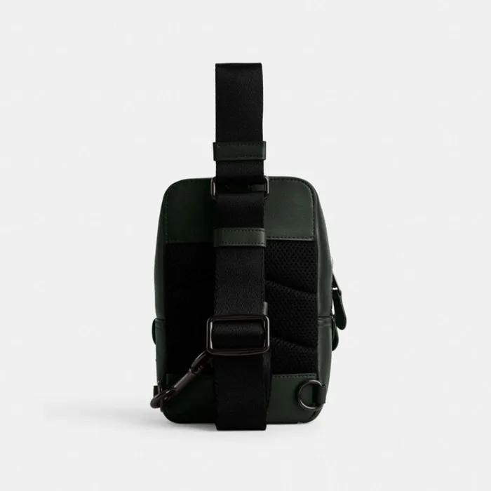 Men Backpacks Coach Gotham Sling Pack 13 Amazon Green