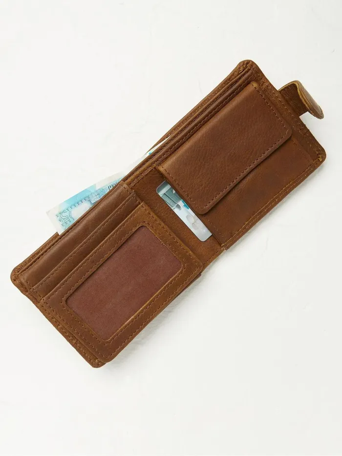 Men Bags and Wallets Fat Face Brown Seamed Leather Wallet Men Bags and Wallets Fat Face Brown Seamed Leather Wallet