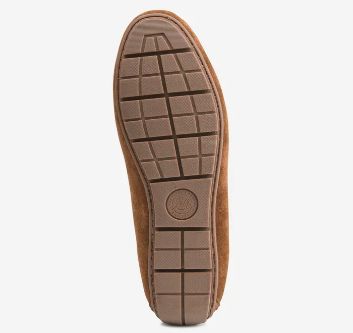 Men Baldwin Driver OneEye Tie Moccasin Snuff English Suedeshearling JohnstonandMurphy SlipOns and Loafers Men Baldwin Driver OneEye Tie Moccasin Snuff English Suedeshearling JohnstonandMurphy SlipOns and Loafers