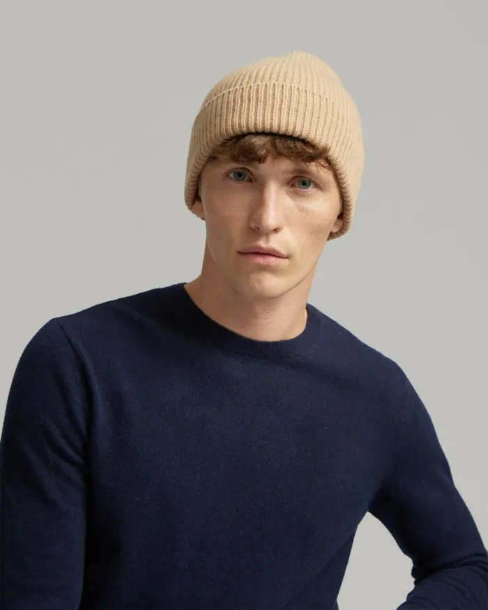 Men Beanies Colorful Standard Merino Wool Beanie Raspberry Pink