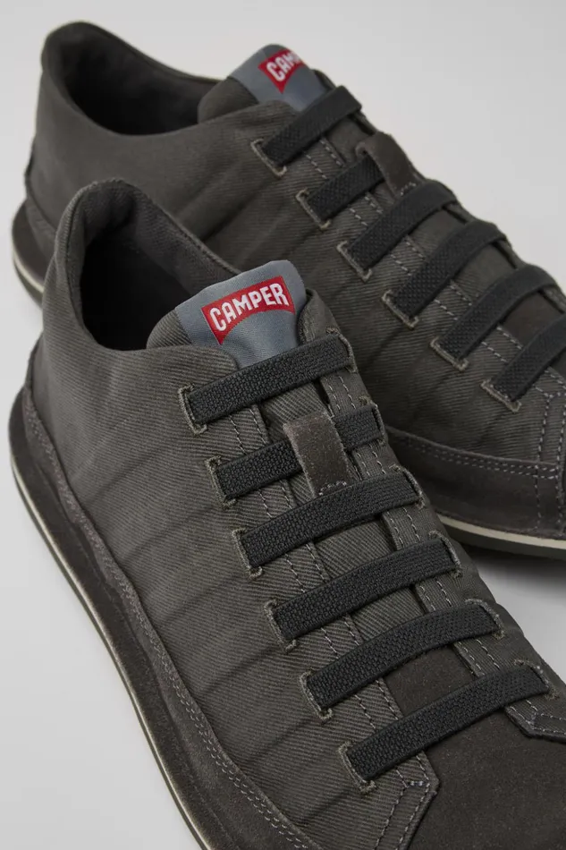 Men Beetle Mens Dark Gray Sneakers Camper Ankle Boots