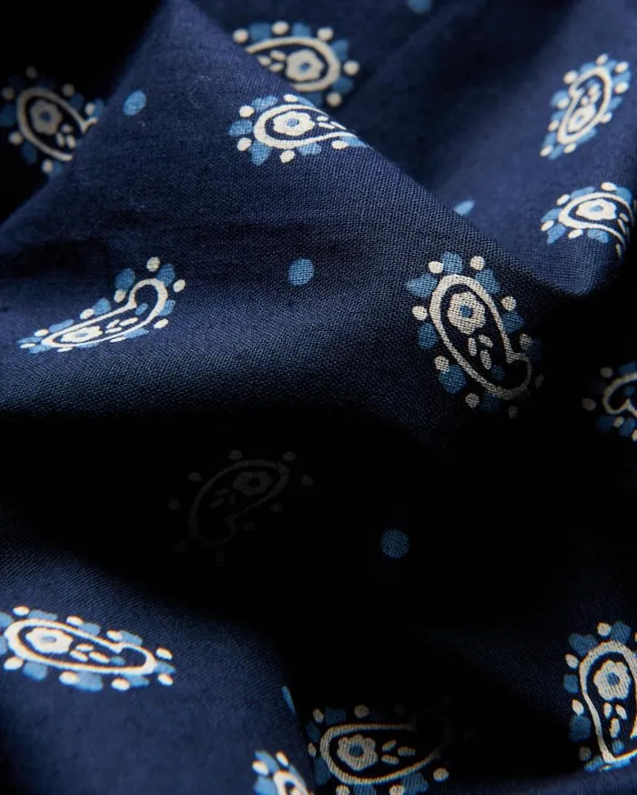 Men Ben Sherman Archive Print Shirts Micro Paisley Print Shirt 8211 Dark Navy Men Ben Sherman Archive Print Shirts Micro Paisley Print Shirt 8211 Dark Navy