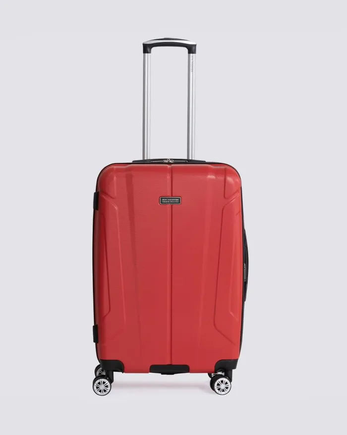 Men Ben Sherman Bags and Luggage Derby Hardside 3 Piece Luggage Set 8211 Lipstick Red