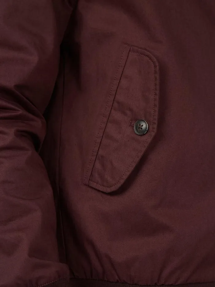 Men Ben Sherman Harrington Jackets Signature Harrington Jacket 8211 Bordeaux