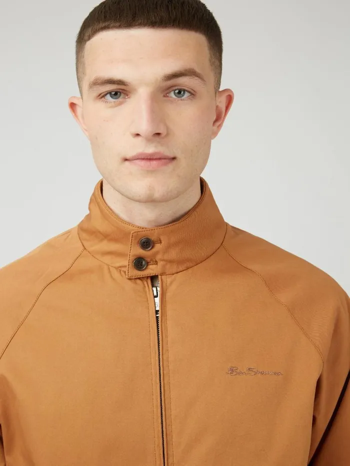 Men Ben Sherman Harrington Jackets Signature Harrington Jacket 8211 Tan Men Ben Sherman Harrington Jackets Signature Harrington Jacket 8211 Tan