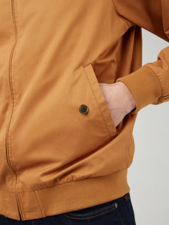 Men Ben Sherman Harrington Jackets Signature Harrington Jacket 8211 Tan Men Ben Sherman Harrington Jackets Signature Harrington Jacket 8211 Tan