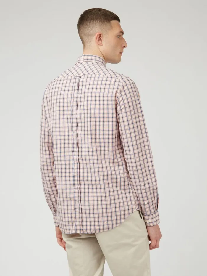 Men Ben Sherman Heritage Check Shirts Signature House Check LongSleeve Shirt 8211 Light Pink Men Ben Sherman Heritage Check Shirts Signature House Check LongSleeve Shirt 8211 Light Pink