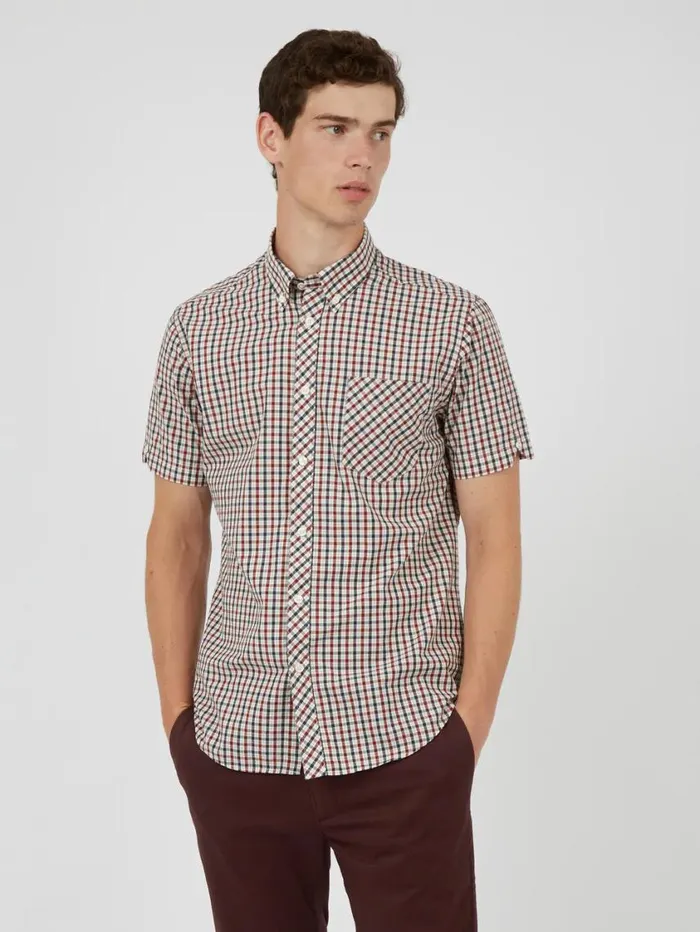 Men Ben Sherman Heritage Check Shirts Signature House Check ShortSleeve Shirt 8211 Red Men Ben Sherman Heritage Check Shirts Signature House Check ShortSleeve Shirt 8211 Red