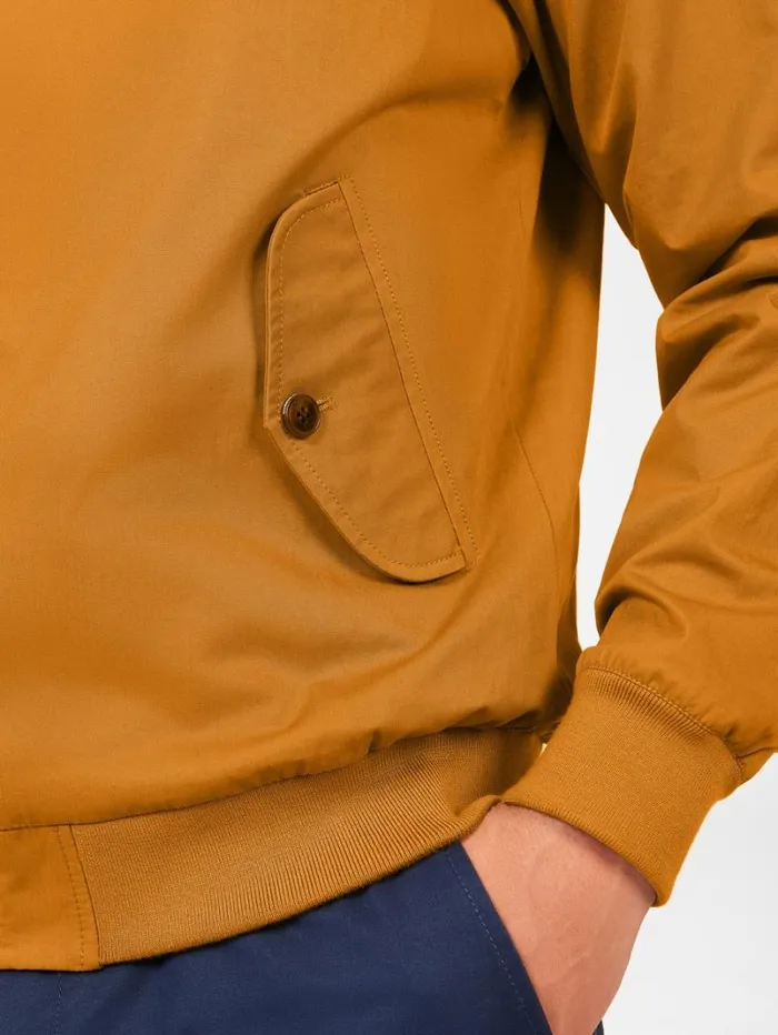 Men Ben Sherman Jackets and Outerwear Signature Harrington Jacket 8211 Mustard Men Ben Sherman Jackets and Outerwear Signature Harrington Jacket 8211 Mustard