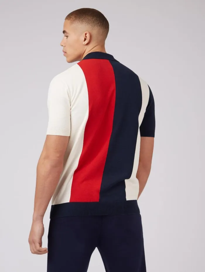 Men Ben Sherman Mod Knit Polos B By Stripe Knit Polo 8211 Navy Men Ben Sherman Mod Knit Polos B By Stripe Knit Polo 8211 Navy