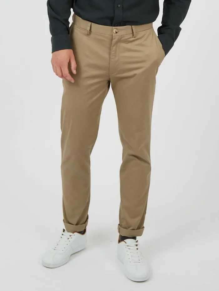 Men Ben Sherman Pants and Chinos Signature Skinny Stretch Chino Pant 8211 Stone Men Ben Sherman Pants and Chinos Signature Skinny Stretch Chino Pant 8211 Stone