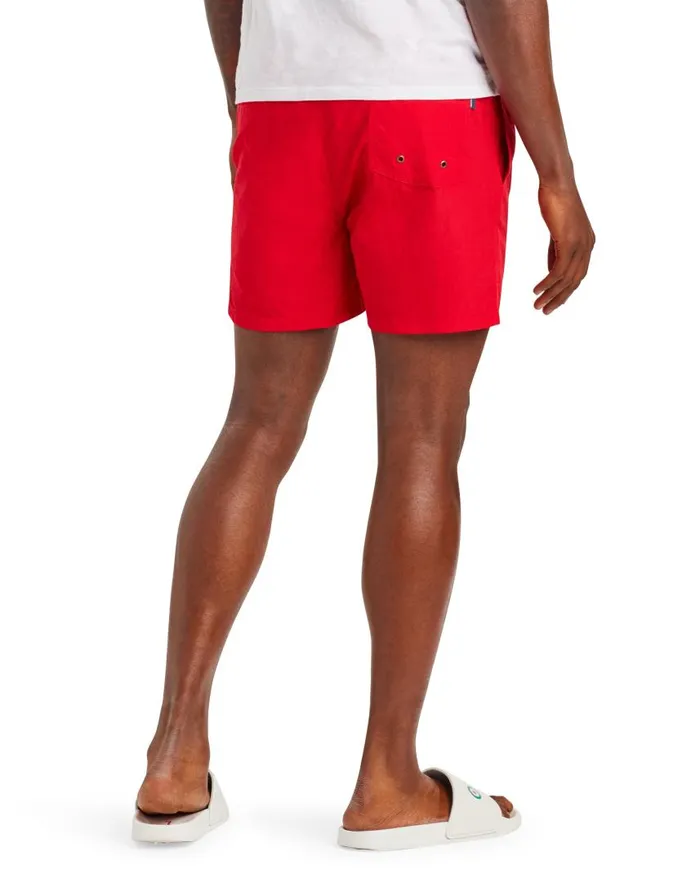 Men Ben Sherman Shorts South Beach Swim Short 8211 Red