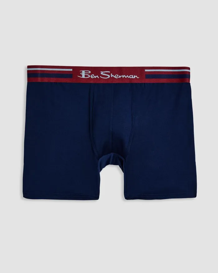 Men Ben Sherman Underwear 4Pack Microfiber Boxers 8211 PaisleyBurgundyNavyBlack
