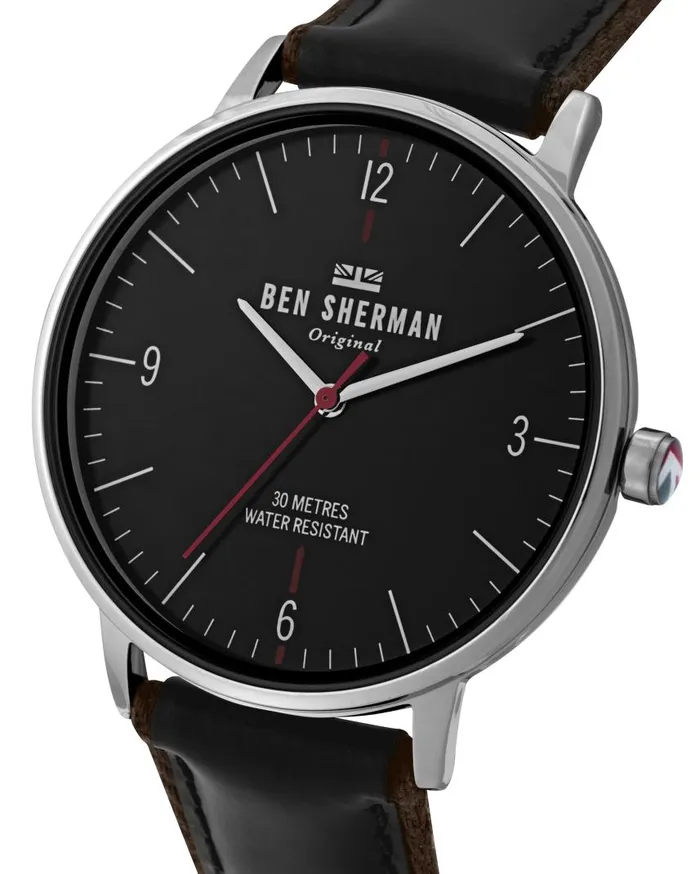 Men Ben Sherman Watches Portobello Dandy Watch 8211 BlackBlackSilver