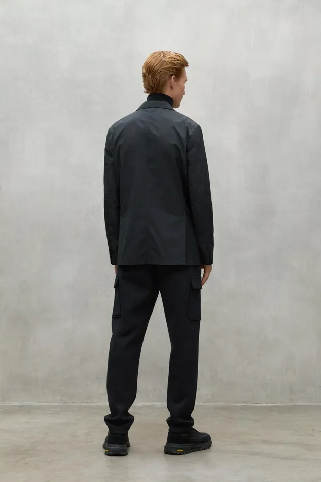 Men Black Alpen Jacket Ecoalf Coats And Jackets