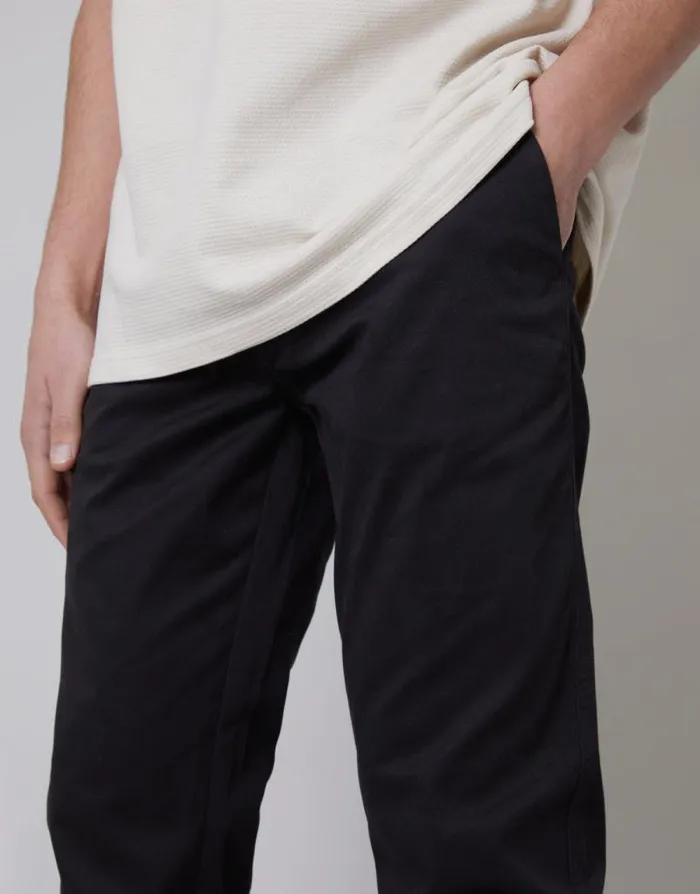 Men Black Regular Fit Chino Trousers Threadbare Chinos Men Black Regular Fit Chino Trousers Threadbare Chinos