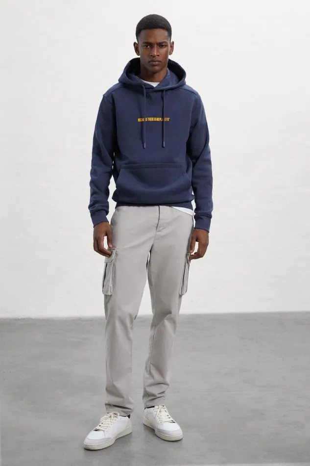 Men Blue Barca Sweatshirt Ecoalf Sweatshirts