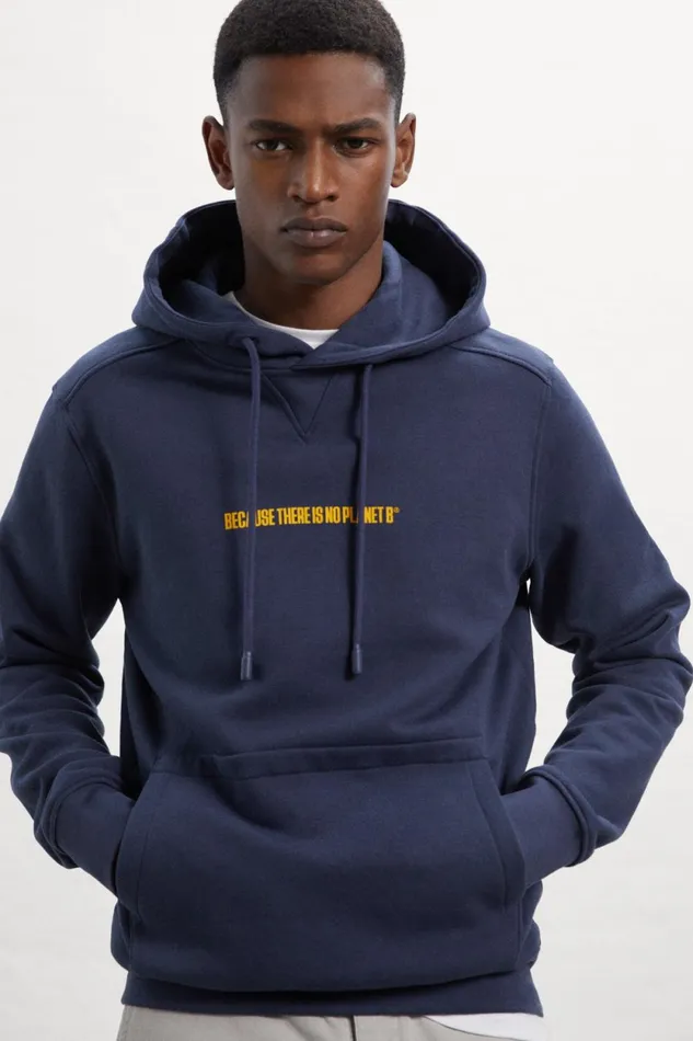 Men Blue Barca Sweatshirt Ecoalf Sweatshirts