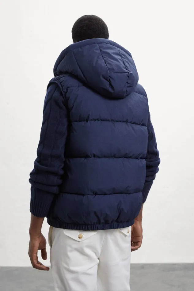 Men Blue Dablam Vest Ecoalf Vests