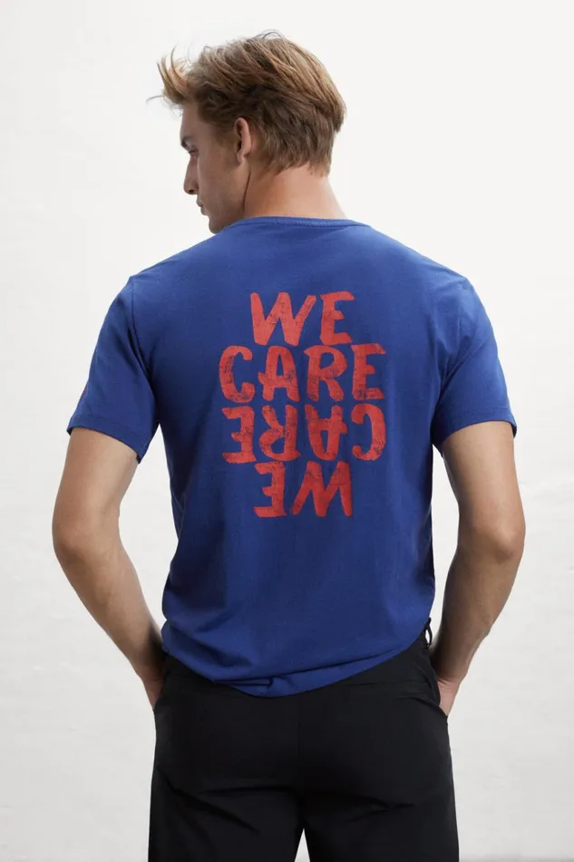 Men Blue Vence TShirt Ecoalf TShirts