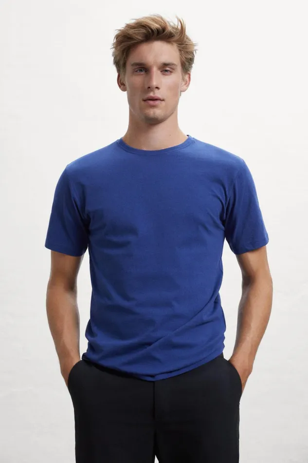 Men Blue Vence TShirt Ecoalf TShirts