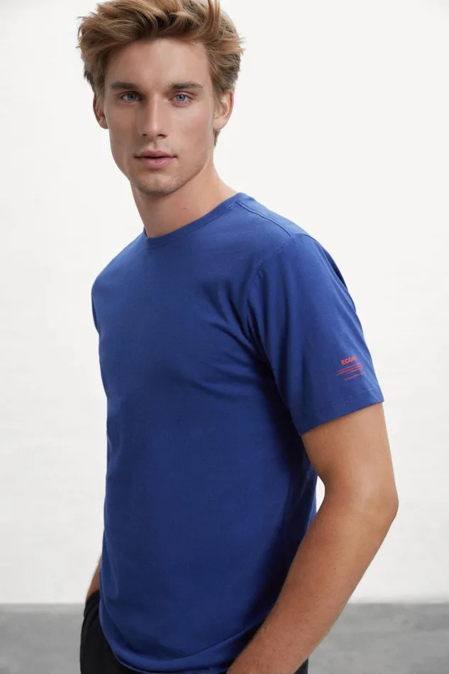 Men Blue Vence TShirt Ecoalf TShirts