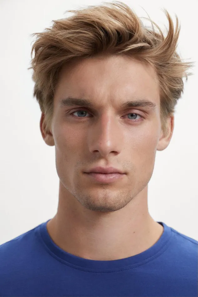 Men Blue Vence TShirt Ecoalf TShirts