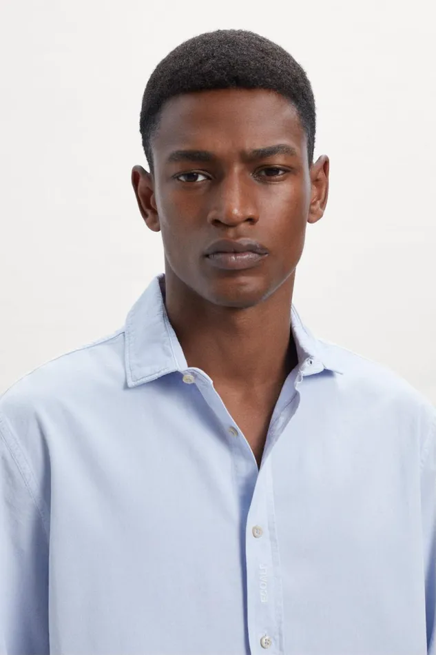 Men Blue Yrati Shirt Ecoalf Shirts