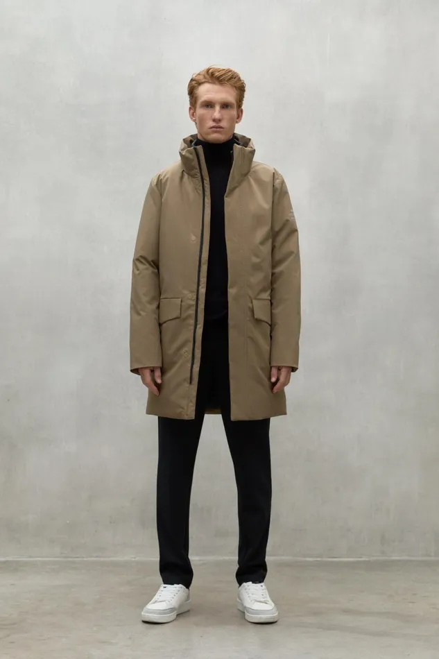 Men Brown Noshaq Coat Ecoalf Coats And Jackets