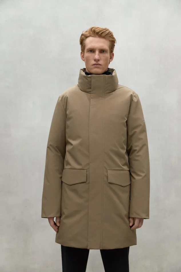 Men Brown Noshaq Coat Ecoalf Coats And Jackets