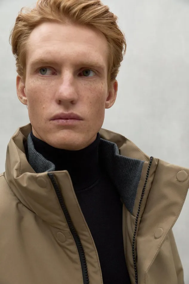 Men Brown Noshaq Coat Ecoalf Coats And Jackets