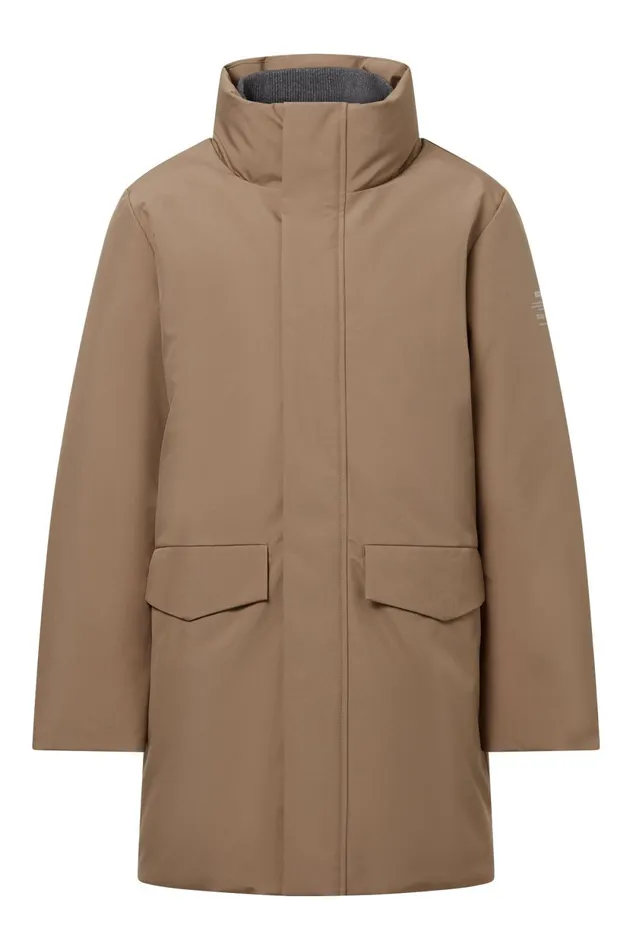 Men Brown Noshaq Coat Ecoalf Coats And Jackets