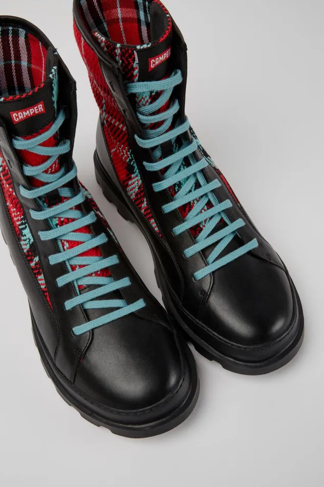 Men Brutus Multicolor Laceup Boots Camper Ankle Boots