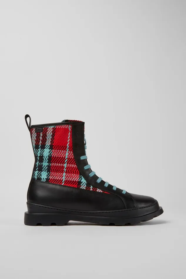 Men Brutus Multicolor Laceup Boots Camper Ankle Boots Men Brutus Multicolor Laceup Boots Camper Ankle Boots