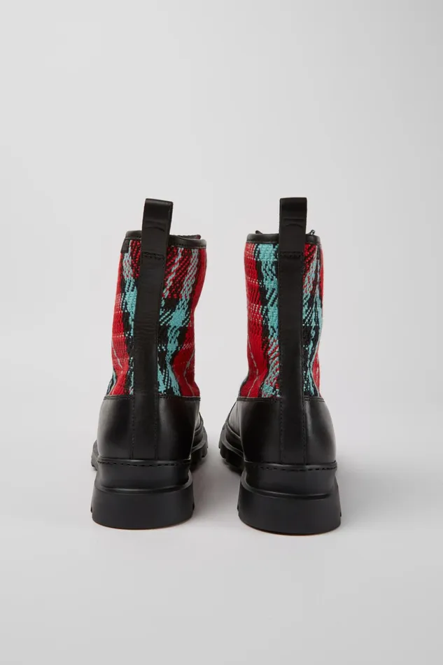 Men Brutus Multicolor Laceup Boots Camper Ankle Boots Men Brutus Multicolor Laceup Boots Camper Ankle Boots
