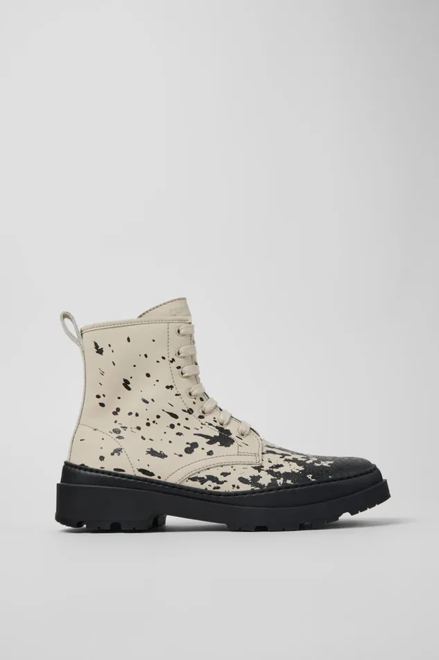 Men Brutus Trek MICHELIN Whiteblack Medium Boots Camper Ankle Boots Men Brutus Trek MICHELIN Whiteblack Medium Boots Camper Ankle Boots