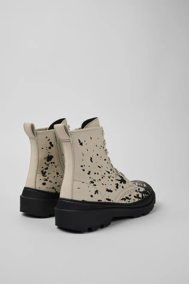Men Brutus Trek MICHELIN Whiteblack Medium Boots Camper Ankle Boots Men Brutus Trek MICHELIN Whiteblack Medium Boots Camper Ankle Boots