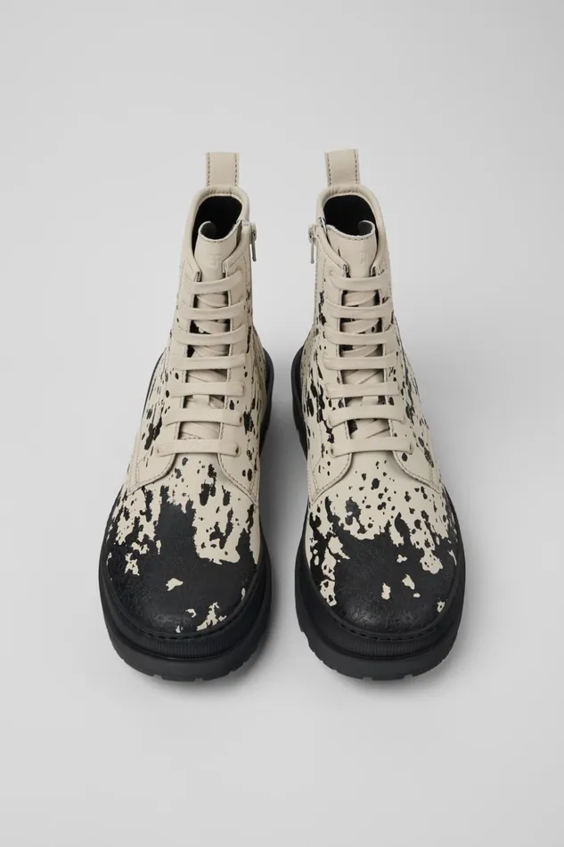 Men Brutus Trek MICHELIN Whiteblack Medium Boots Camper Ankle Boots Men Brutus Trek MICHELIN Whiteblack Medium Boots Camper Ankle Boots