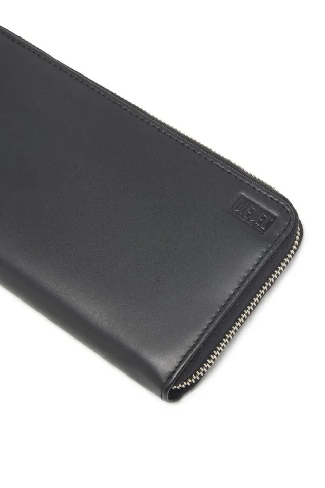 Men Continental Zip L Blackorange Diesel Wallets Men Continental Zip L Blackorange Diesel Wallets