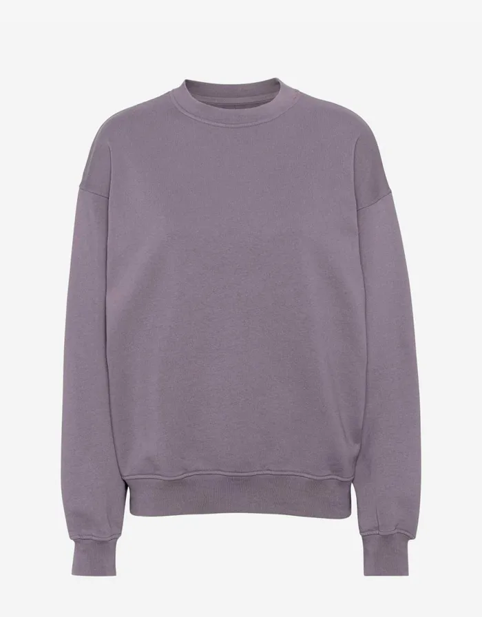 Men Crewneck Sweatshirts Colorful Standard Organic Oversized Crew Purple Haze Men Crewneck Sweatshirts Colorful Standard Organic Oversized Crew Purple Haze
