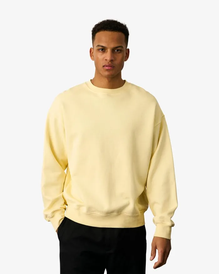 Men Crewneck Sweatshirts Colorful Standard Organic Oversized Crew Purple Jade